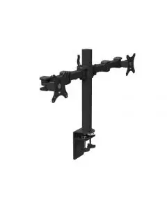 STEALTH DESKTOP MONITOR ARM DLB112 DOUBLE - BLACK