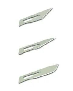 SWORDFISH SCALPEL NO.3 HANDLE WITH 4 BLADES METAL 43110 (PACK OF 1)
