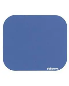 FELLOWES MOUSE PAD RUBBER BASE BLUE 58021-06