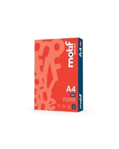 MOTIF RED A4 WHITE 75GSM COPIER PAPER  (BOX OF 2,500 SHEETS, 5 REAMS)