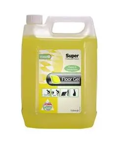 SUPER BRAND LEMON GEL FLOOR CLEANER 5L (PACK OF 1)
