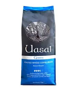 UASAL GORM MEDIUM ROASTED WHOLE COFFEE BEANS ORIGIN COLOMBIA & VIETNAM - 1KG BAG