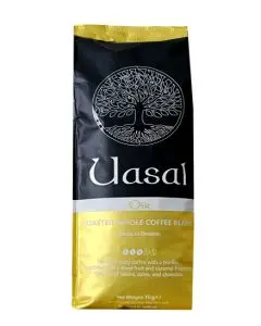 UASAL OIR  MEDIUM ROASTED WHOLE COFFEE BEANS ORIGIN KENYA & ETHIOPIA - 1KG BAG