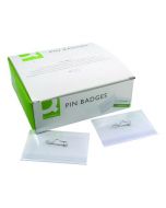 Q-CONNECT PIN BADGE 54X90MM (PACK OF 50) KF01564