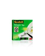SCOTCH MAGIC TAPE 810 SOLVENT-FREE 19MMX66M TRANSPARENT 8101966 (PACK OF 1)
