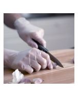 SHIELD POWDER-FREE CLEAR MEDIUM VINYL GLOVES (PACK OF 100) GD09