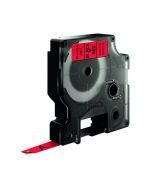 DYMO 40917 D1 LABELMAKER TAPE 9MM X 7M BLACK ON RED S0720720 (PACK OF 1)