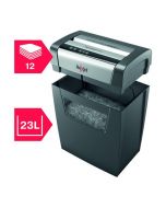 REXEL MOMENTUM X312 CROSS-CUT PAPER SHREDDER BLACK 2104572