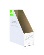 Q-CONNECT BUSINESS MAGAZINE FILE W100XD230XH300MM WHITE (PACK OF 10) KF21659