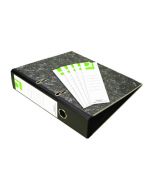 Q-CONNECT LEVER ARCH SPINE LABELS WHITE (PACK OF 10 LABELS) KF02217