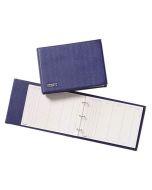 EXACOMPTA GUILDHALL LOOSE-LEAF VISITORS BOOK LANDSCAPE BLUE T40