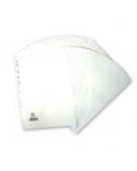 ELBA 20-PART DIVIDER 160GSM MULTIPUNCHED A4 WHITE 400007500