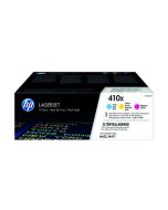 HP 410X HIGH YIELD CYAN MAGENTA YELLOW LASERJET TONER CARTRIDGES (PACK OF 3) CF252XM