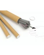 POSTAL TUBE 760X76MM BROWN KRAFT (PACK OF 12) PT-076-15-0760