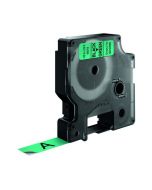 DYMO 45019 D1 LABELMAKER TAPE 12MM X 7M BLACK ON GREEN S0720590 (PACK OF 1)