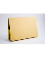 EXACOMPTA GUILDHALL LEGAL DOUBLE POCKET WALLET FOOLSCAP YELLOW (PACK OF 25) 214-YLW