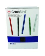 GBC COMBBIND BINDING COMBS 22MM BLACK (PACK OF 100) 4028602