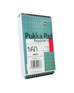 PUKKA PAD WIREBOUND METALLIC REPORTER'S SHORTHAND NOTEBOOK 160 PAGES 205X140MM (PACK OF 3) NM001