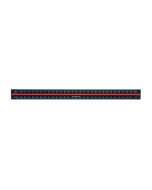LINEX TRIANGULAR SCALE RULER 1:1-2500 30CM ALUMINIUM BLACK H382 (PACK OF 1)