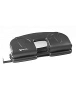 REXEL V412 4 HOLE PUNCH BLACK (12 SHEET CAPACITY) 08309 (PACK OF 1)