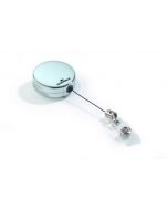DURABLE HEAVY DUTY BADGE REEL FASTENER CHROME (PACK OF 10) 8225/23