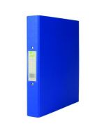 Q-CONNECT 25MM 2 RING BINDER POLYPROPYLENE A4 BLUE (PACK OF 10 BINDERS) KF02003