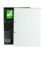 Q-CONNECT FEINT RULED MARGIN HEADBOUND REFILL PAD 160 PAGES A4 (PACK OF 10) KF02228