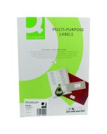 Q-CONNECT MULTIPURPOSE COPIER LABELS 105X148MM 4 PER SHEET WHITE (PACK OF 400 LABELS) KF01004 (PACK OF 100 SHEETS)