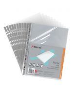 REXEL NYREX TOP/SIDE A4 PRESENTATION POCKETS (PACK OF 25 POCKETS) 13682