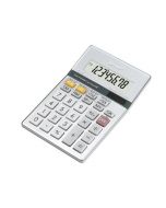 SHARP SILVER 8-DIGIT SEMI-DESKTOP CALCULATOR EL-330ERB