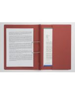 EXACOMPTA GUILDHALL R/HAND TRANSFER SPIRAL POCKET FILE 315GSM FC RED (PACK OF 25 FILES) 211/9065Z