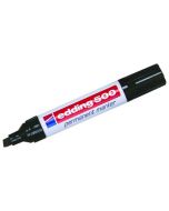 EDDING 500 CHISEL TIP PERMANENT MARKER LARGE BLACK (PACK OF 10) 500-001