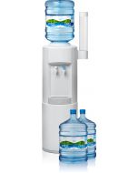OASIS WATER COOLER FLOOR STANDING WHITE USING 19.5 LITRE WATER DRUM.