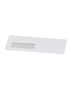 POSTMASTER DL ENVELOPE 114X235MM WINDOW GUMMED 90GSM WHITE (PACK OF 500) B29153