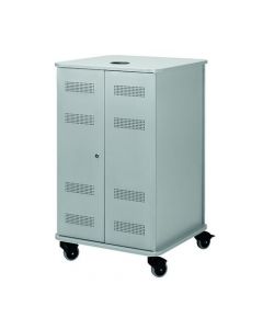 NOBO GREY MULTIMEDIA PROJECTION TROLLEY CABINET 1902339