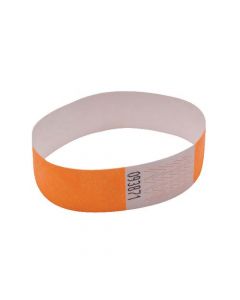 ANNOUNCE WRIST BAND 19MM ORANGE (PACK OF 1000) AA01836