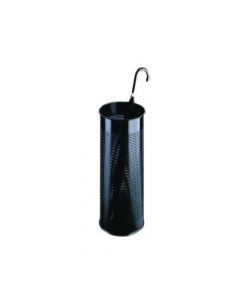 UMBRELLA/WASTE BIN PERFORATED BLACK 310251