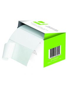 Q-CONNECT ADDRESS LABEL ROLL REPOSITIONABLE SELF ADHESIVE 89MMX36MM WHITE (PACK OF 200) KF26092