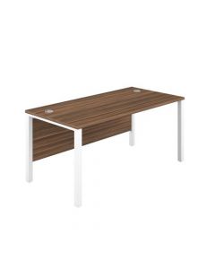 1200X800 GOAL POST RECTANGULAR DESK DARK WALNUT-WHITE