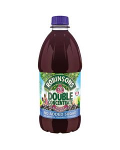 ROBINSONS NAS DOUBLE CONCENTRATE APPLE AND BLACKCURRANT 1.75L (PACK OF 2) 402047