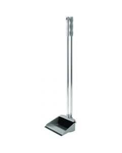 ADDIS LONG HANDLED DUSTPAN AND BRUSH SET METALLIC 501043