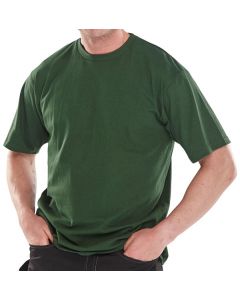 BEESWIFT HEAVY WEIGHT TEE SHIRT BOTTLE GREEN L (PACK OF 1)