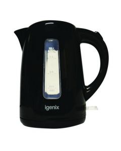 IGENIX 1.7 LITRE JUG KETTLE CORDLESS BLACK (3KW JUG KETTLE WITH RAPID BOIL) IG7205