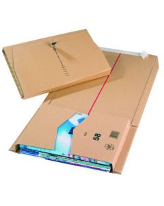 JIFFY MAILING BOX 302X215X75MMBROWN (PACK OF 20) 11435