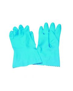 RUBBER GLOVES MEDIUM BLUE (PACK OF 12) 803191