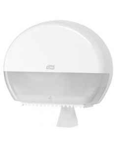 TORK T2 MINI JUMBO TOILET ROLL DISPENSER WHITE 555000