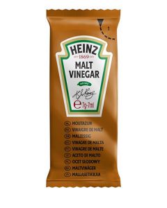 HEINZ MALT VINEGAR  8ML SACHETS (PACK OF 250 SACHETS)