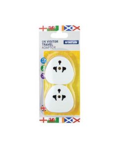 STATUS UK TRAVEL ADAPTOR (PACK OF 4)