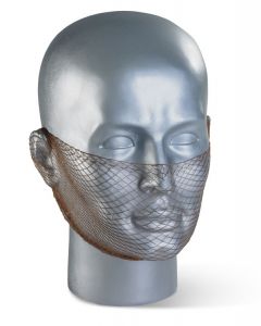 BEESWIFT DISPOSABLE BEARD SNOOD BROWN   (PACK OF 12)