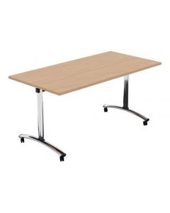MORPH TILTING RETANGULAR TABLE - 1500MM X 750MM - BEECH